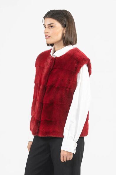 Жилет из меха норки N-504.03-02