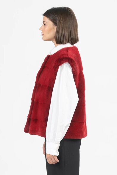 Жилет из меха норки N-504.03-03