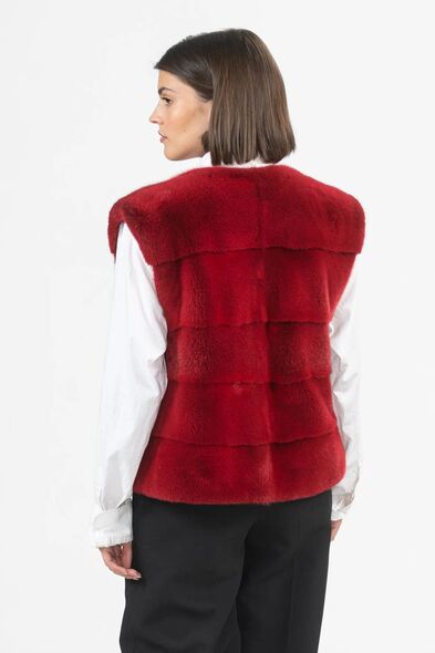 Жилет из меха норки N-504.03-04