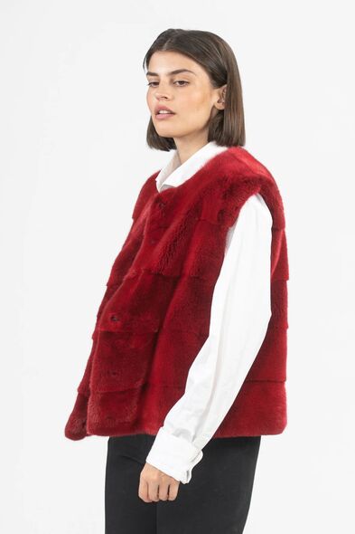 Жилет из меха норки N-504.03-07