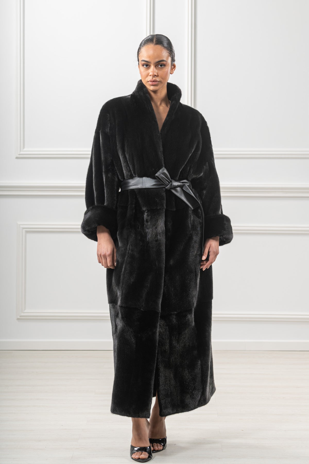 Натуральная шуба из меха норки Black Velvet N-861 N-861 Натуральная шуба из меха норки Black Velvet N-861 N-861