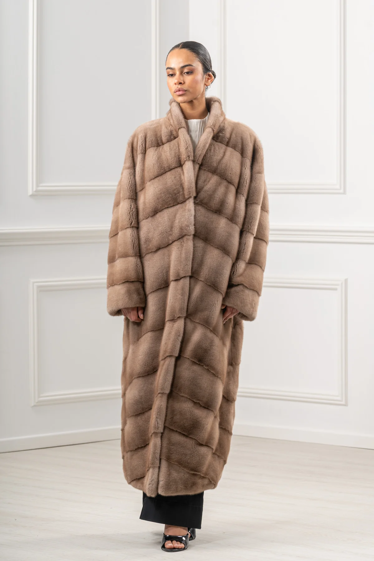 Натуральная короткая шуба из меха норки Pastel N-868 N-868 Натуральная короткая шуба из меха норки Pastel N-868 N-868